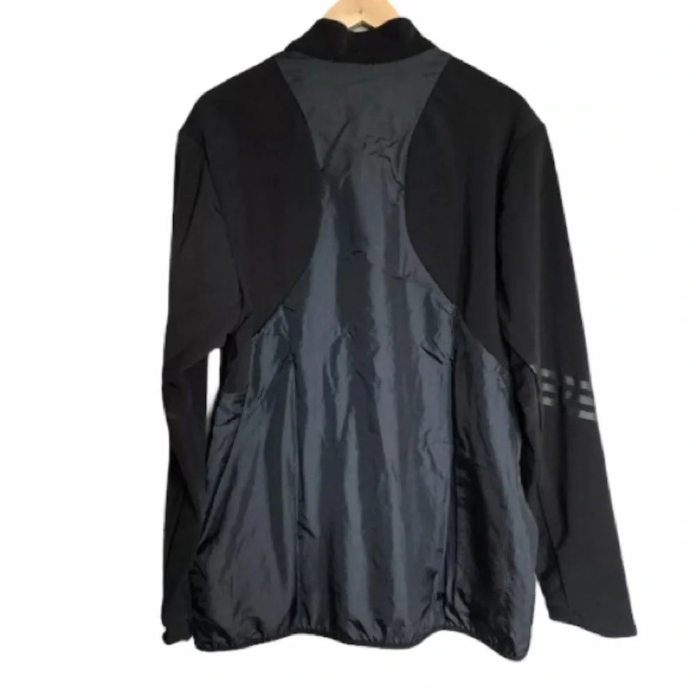 ADIDAS XL Climaheat 1/4 Zipper Golf Jacket Black - Picture 4 of 5